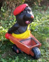kurmis, sodo statulos, kiemo skulpturos, darzo statuleles, lauko figuros
