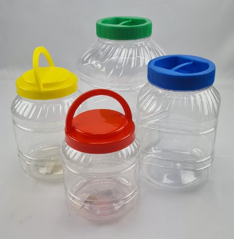 Plastikiniai stiklainiai